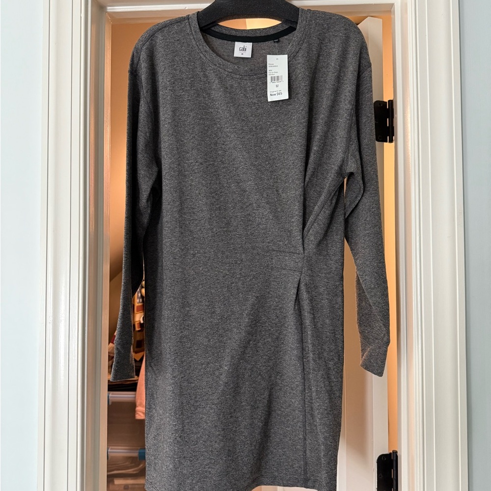 *NEW* CAbi Gray Long Sleeve Dress
